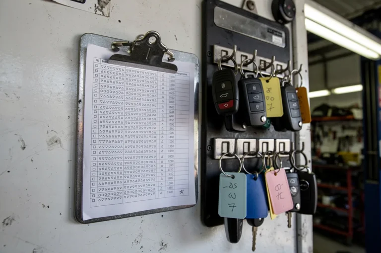 La check-liste « avant le garage »